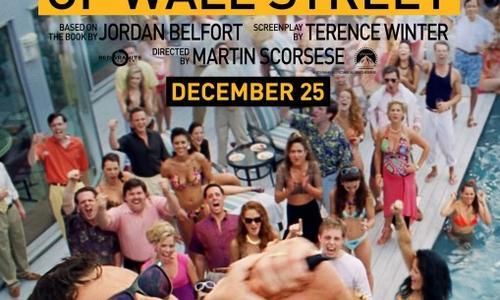 The Wolf of Wall Street poster